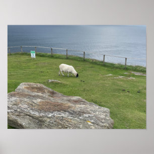 Gleann Cholm Cille County Donegal Ierland Europa Poster