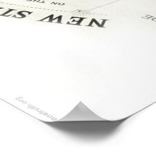 Gleason's 'NEW STANDARD MAP OF THE WORLD'-Poster Poster