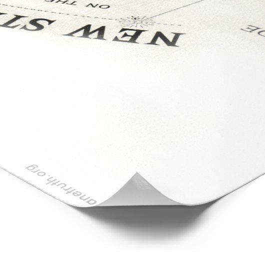 Gleason's 'NEW STANDARD MAP OF THE WORLD'-Poster Poster (Hoek)