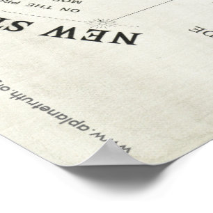 Gleason's "NEW STANDARD MAP OF THE WORLD"-Poster Poster