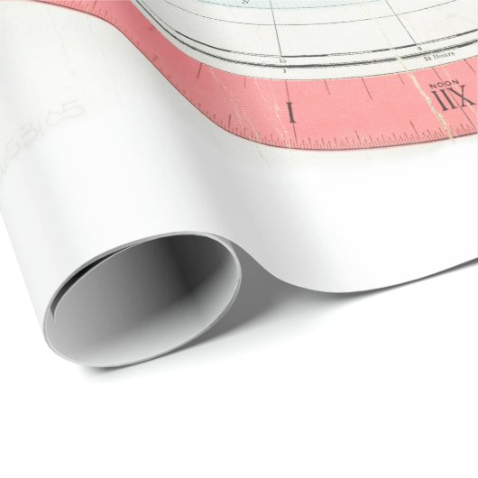 Gleason's 'NEW STANDARD MAP OF THE WORLD'-Wrap Cadeaupapier (Rol Hoek)