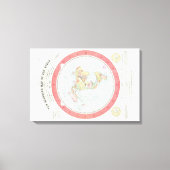 Gleason's ~NIEUWE STANDAARD KAART VAN DE WERELD~ P Canvas Afdruk (Voorkant)