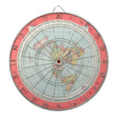 Gleason's NIEUWE STANDAARDKAART VAN HET WERELDkuns Dartbord (Voorkant)