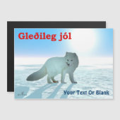 Gleðileg Jól - Arctic Fox (Voorkant / Achterkant)