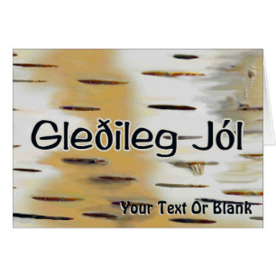 Gleðileg Jól - Birchbark