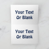 Gleðileg Jól - Blue Aurora Feestdagen Kaart (Binnen)