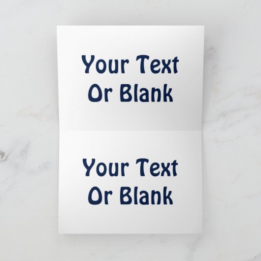 Gleðileg Jól - Blue Aurora Feestdagen Kaart (Binnen)