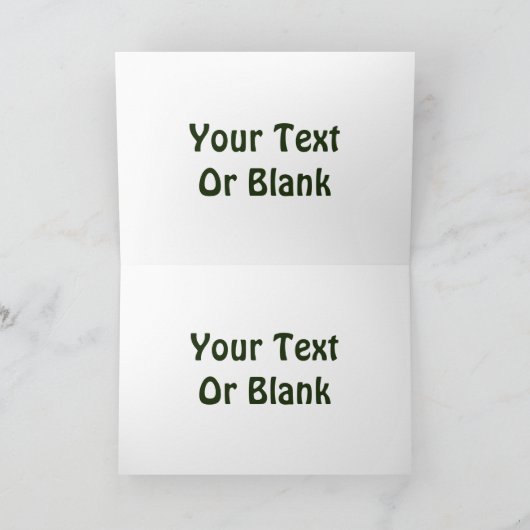 Gleðileg jól - Donker bos Feestdagen Kaart (Binnen)