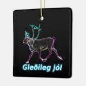 Gleðileg jól - Electric Cariou Keramisch Ornament (Links)