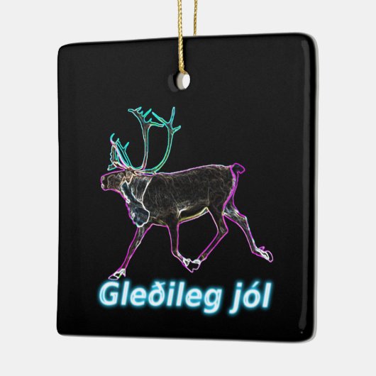 Gleðileg jól - Electric Cariou Keramisch Ornament (Links)