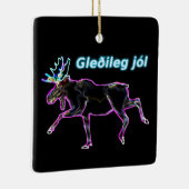 Gleðileg jól - Electric Moose Keramisch Ornament (Rechts)