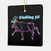 Gleðileg jól - Electric Moose Keramisch Ornament (Links)