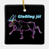 Gleðileg jól - Electric Moose Keramisch Ornament (Voorkant)