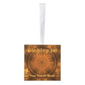 Gleðileg Jól - Fractal Wood Carving Decoratie (Rechts)