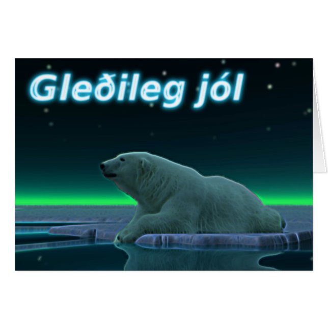 Gleðileg Jól - Ice Edge Polar Beer (Voorkant Horizontaal)