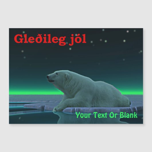 Gleðileg Jól - Ice Edge Polar Beer (Voorkant)