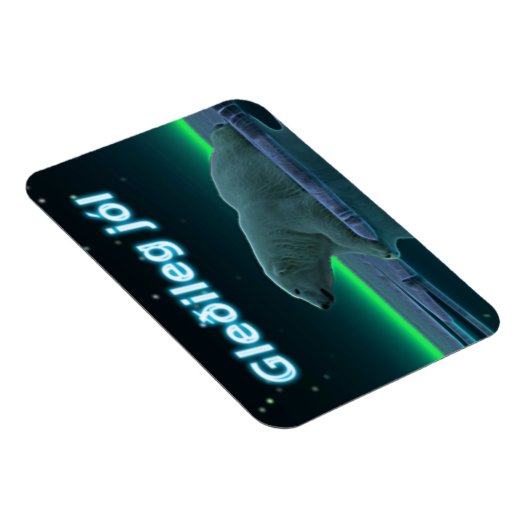 Gleðileg jól - Ice Edge Polar Beer Magneet (Rechterzijde)