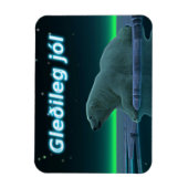 Gleðileg jól - Ice Edge Polar Beer Magneet (Verticaal)