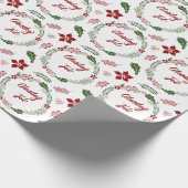 Gleðileg jól IJslandse Kerst-feestdag Cadeaupapier (Hoek)