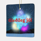 Gleðileg Jól - Jack Frost Keramisch Ornament (Links)
