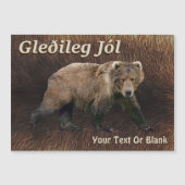 Gleðileg Jól - Kodiak Beer op Cariou Fur (Voorkant)