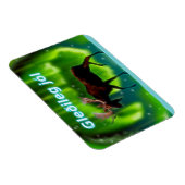 Gleðileg jól - Northern Lights Moose Magneet (Rechterzijde)