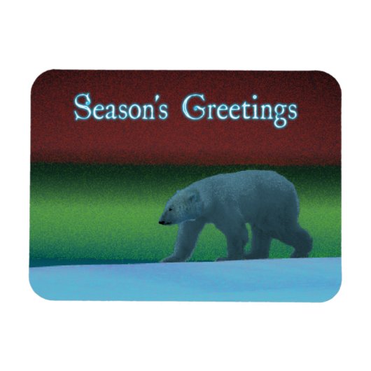 Gleðileg Jól - Polar Lights Polar Beer Magneet (Horizontaal)