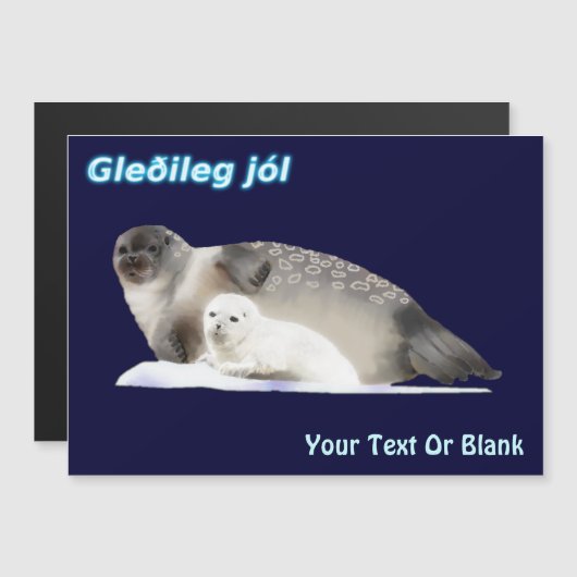 Gleðileg Jól - Ringed Seal (Voorkant / Achterkant)