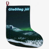 Gleðileg jól - Silent Night Grote Kerstsok (Voorkant)
