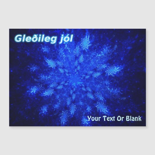 Gleðileg jól - Snowburst (Voorkant)