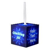 Gleðileg jól - Snowburst Decoratie (Achter hoekig)