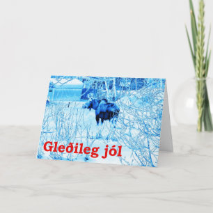 Gleðileg jól - Urban Moose Feestdagen Kaart