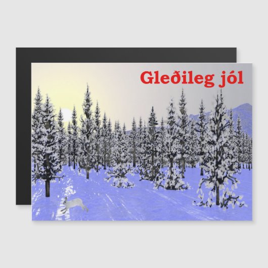Gleðileg Jól - Winter Solstice (Voorkant / Achterkant)