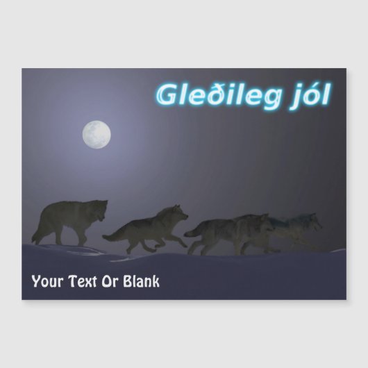 Gleðileg jól - Wolf Pack (Voorkant)