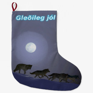 Gleðileg jól - Wolfpack Grote Kerstsok