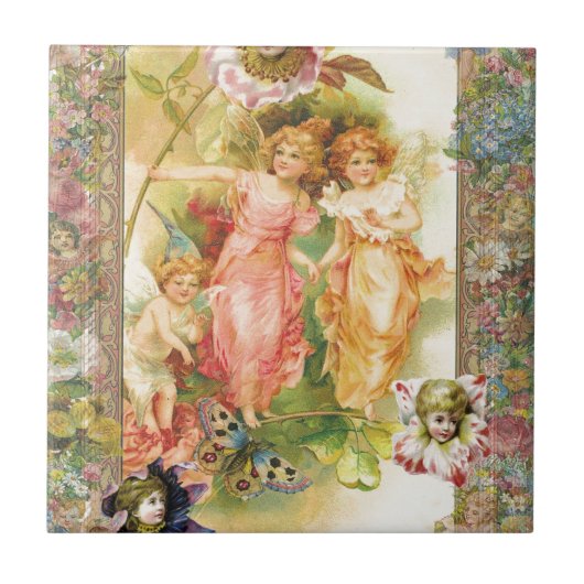 Glee - Angels en Flowers Tegeltje (Voorkant)