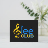 Glee Club Briefkaart (Staand voorkant)