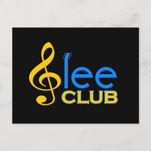 Glee Club Briefkaart (Voorkant)