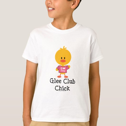 Glee Club Chick Kinder T-shirt (Voorkant)