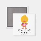 Glee Club Chick Magnet (Voorkant / Achterkant)