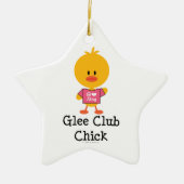 Glee Club Chick Star Ornament (Voorkant)