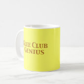 Glee Club Genius Gifts Koffiemok (Voorkant links)