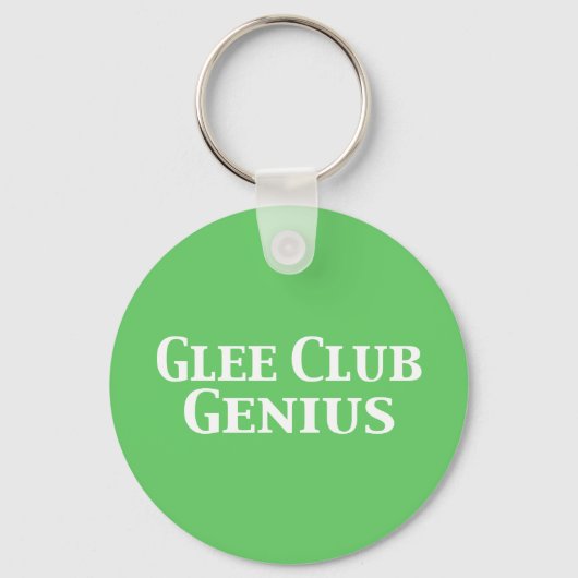 Glee Club Genius Gifts Sleutelhanger (Voorkant)