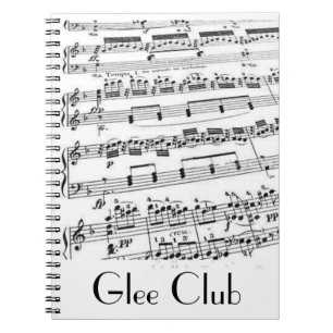 Glee Club Music Notitieboek
