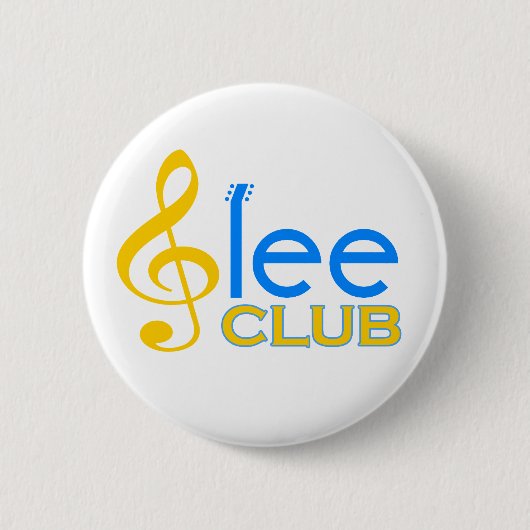 Glee Club Ronde Button 5,7 Cm (Voorkant)
