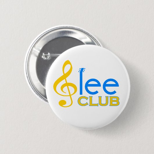 Glee Club Ronde Button 5,7 Cm (Voorkant /achterkant)