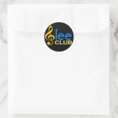 Glee Club Ronde Sticker (Tas)