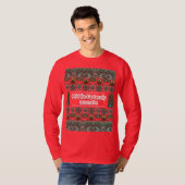 Glee Rood Midden-Oosten Nauwkeurig Kerstmis Lelijk T-shirt (Voorkant volledig)