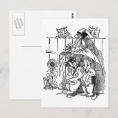 Gleeful Cats Douse Dogs  Louis Wain Briefkaart (Voorkant / Achterkant)