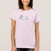 Gleeful Running Westie T-shirt (Voorkant)